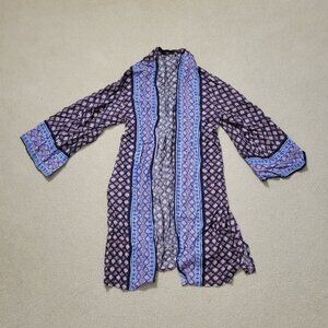 Zanzea Women's Printed Loose Flowy Coverup, Size Small